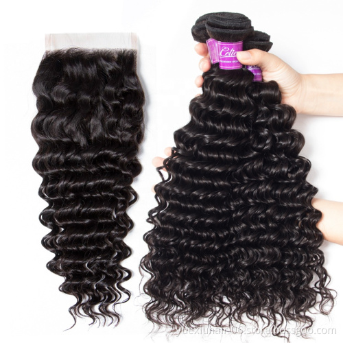 Best Hair Vendor Burmese Deep Wave Curly Hair Unprocessed 100% Human Hair Bundles